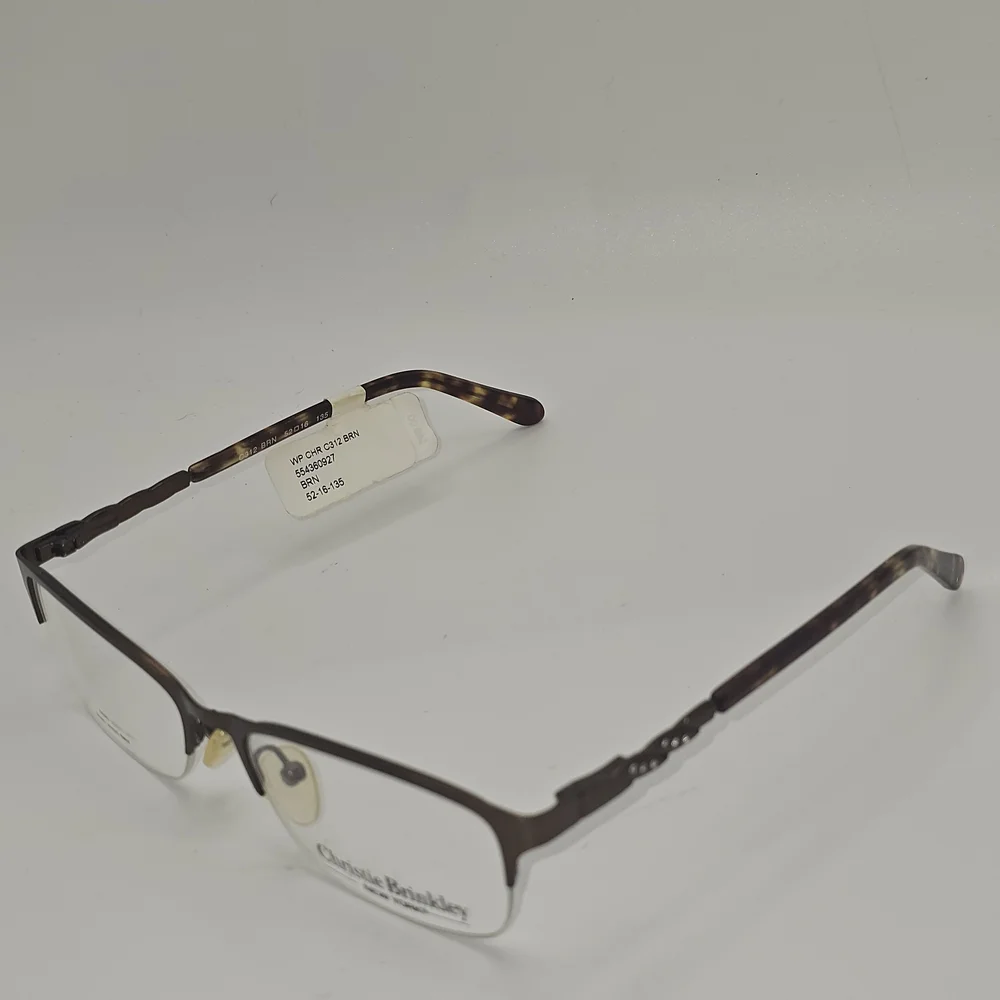 Christie Brinkley C 312 BRN‎ Brown Eyeglass Frames 52 16 135
